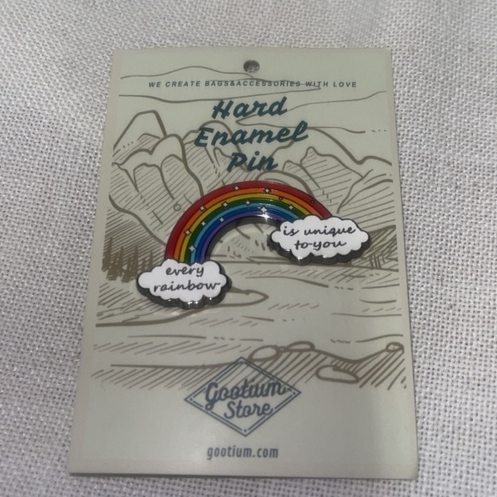“Every Rainbow…..” Pin /Brooch